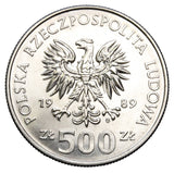 1989 - Polska - 500 zł - 50 Rocznica Wojny Obronnej Narodu Polskiego