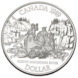 1989 - Kanada - 1 Dolar - 200-lecie Rzeki Mackenzie