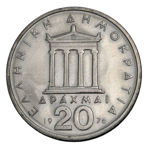 1976 - Grecja - 20 Drachm