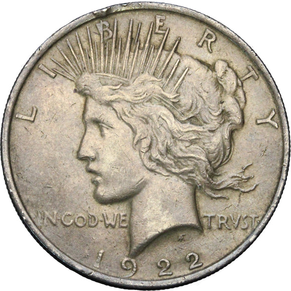 1922 - USA - 1 Dolar - Peace Dollar