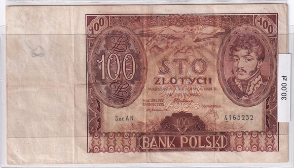 1932 - Polska - 100 Złotych <br> AN 4165232