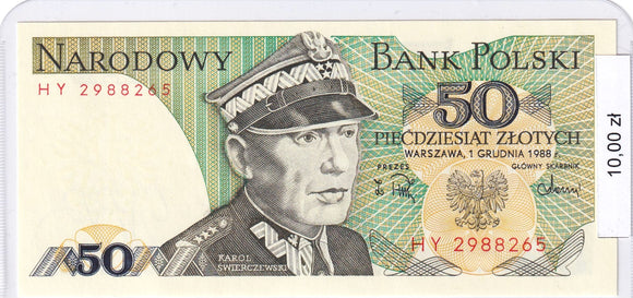 1988 - Polska - 50 Złotych <br> HY 2988265